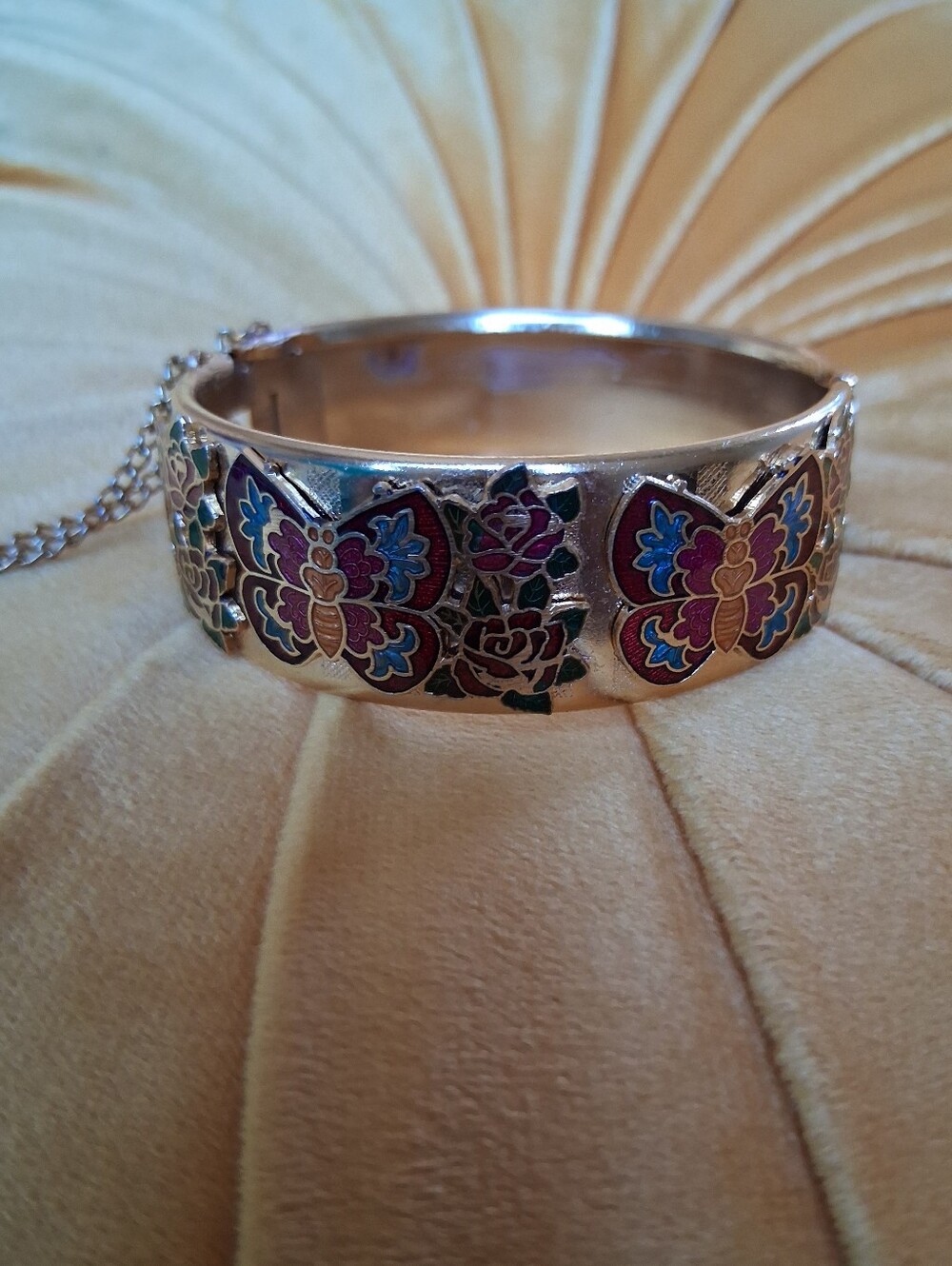 Vtg Cloisonne Bangle